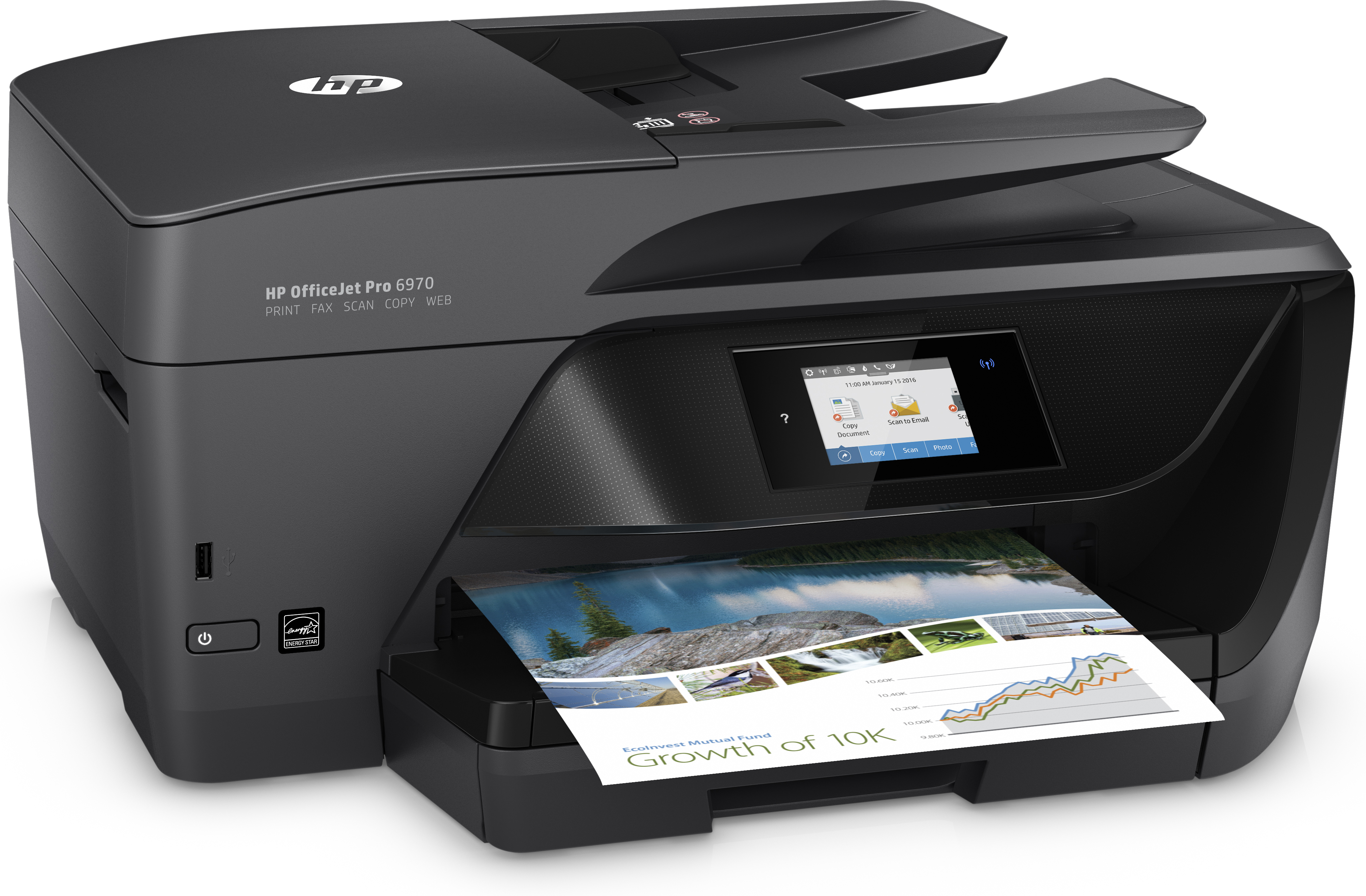 HP OfficeJet 6970 Thermal Inkjet A4 600 x 1200 DPI 20 Seiten pro Minute WLAN
