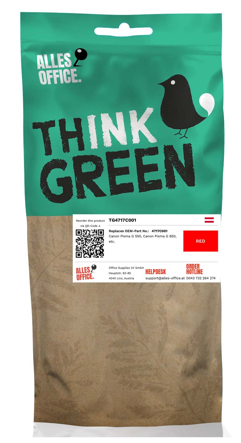 ThinkGreen Canon 4717C001 / GI-53R Tinte rot