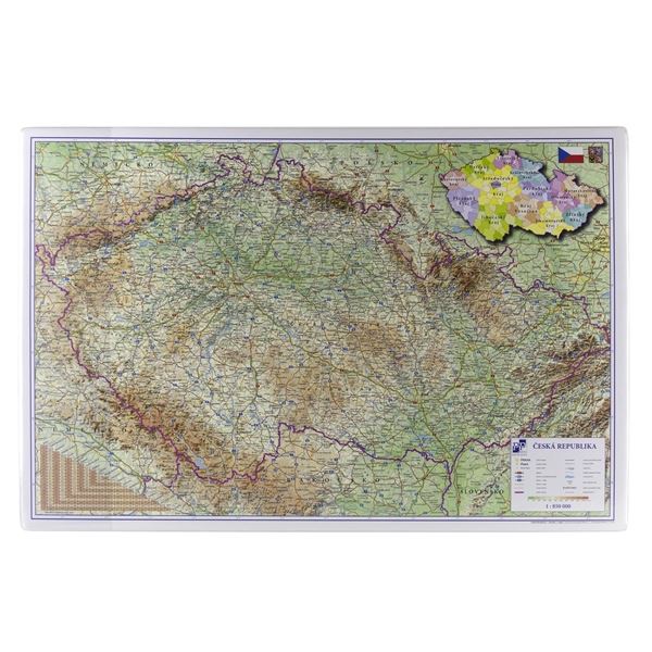 Deckblatt - Karte der Tschechischen Republik