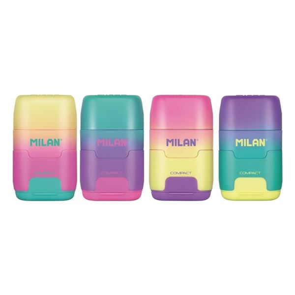 Bleistiftspitzer mit Gummi Milan Sunset, Farbenmix