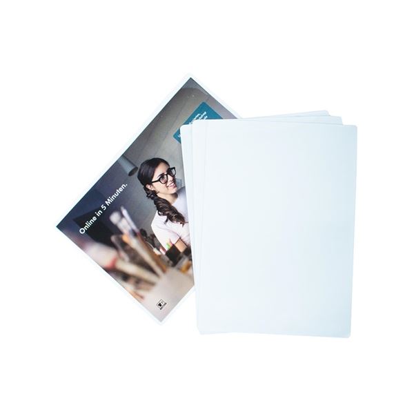 Selbstklebende Laminierfolie A5, 80 mic, 100 Stck.