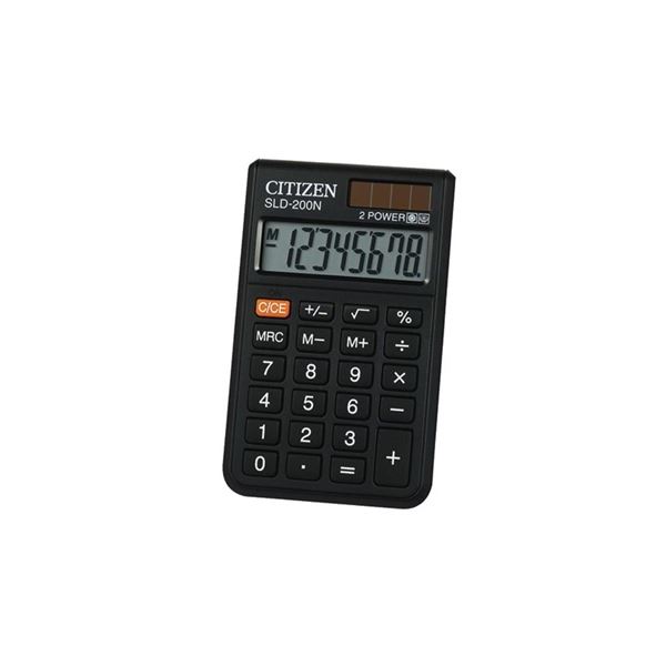 Citizen SLD-200NR Taschenrechner, schwarz