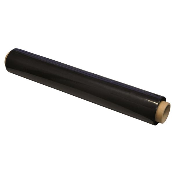 Stretchfolie Q-C - 1,5kg, 23mic, 50cm, 140m, schwarz