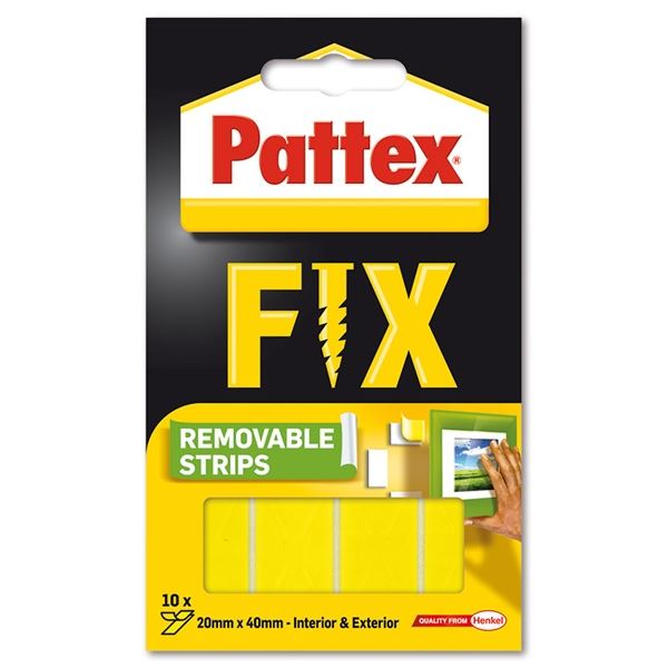 Pattex Fix Klebestreifen, 10 Stück