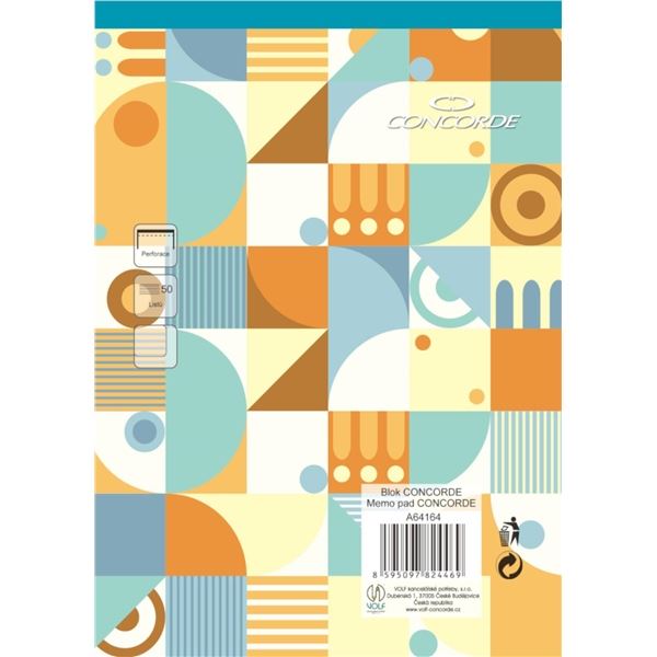 CONCORDE A5-Block, 50 Blatt