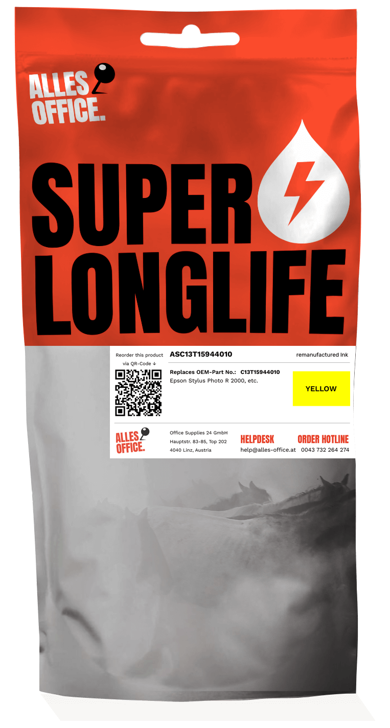 Superlonglife Epson C13T15944010 / T1594 Tinte gelb