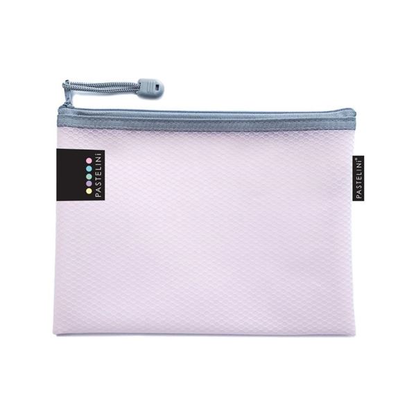 Netzumschlag mit Reißverschluss Pastelini - A5, rosa