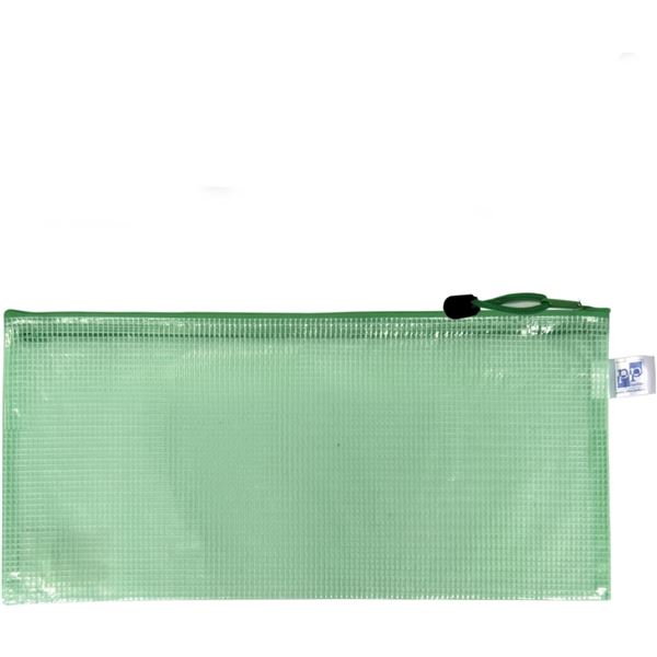 Netz-Zip-Umschlag Opaline DL,300 mic,1Stück,grün