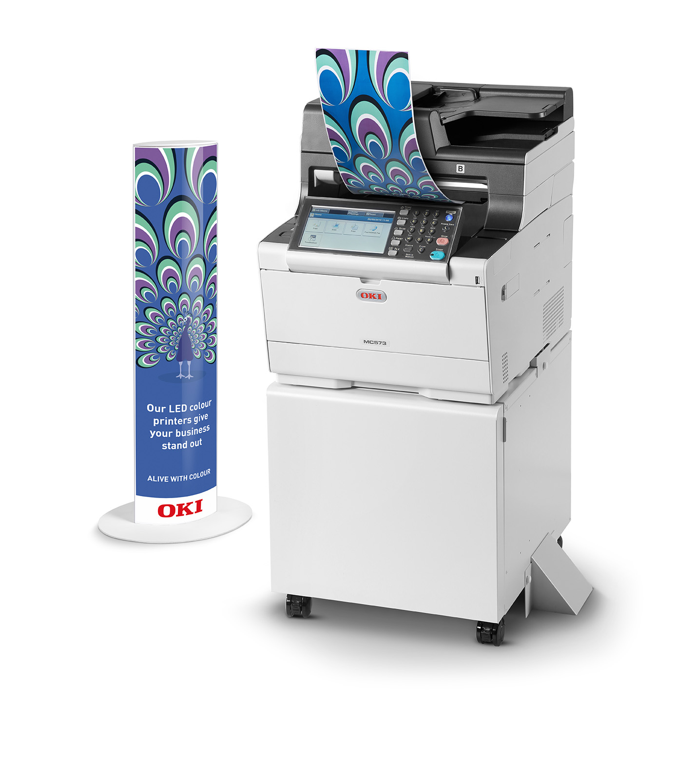 OKI MC573dn LED 1200 x 1200 DPI 30 Seiten pro Minute A4