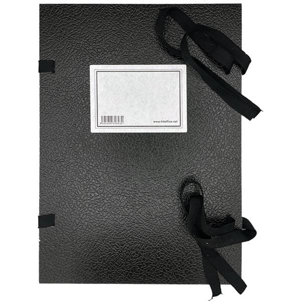 Mappen mit Spitze und Etikett HIT Office,A4,schwarz,1 Stück