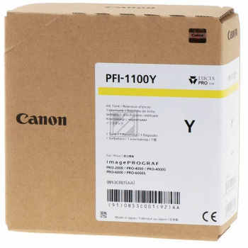 Canon Tintenpatrone gelb (0853C001, PFI-1100Y)