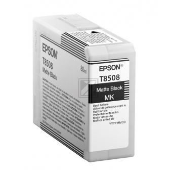 Epson Tintenpatrone schwarz matt (C13T85080N, T8508)