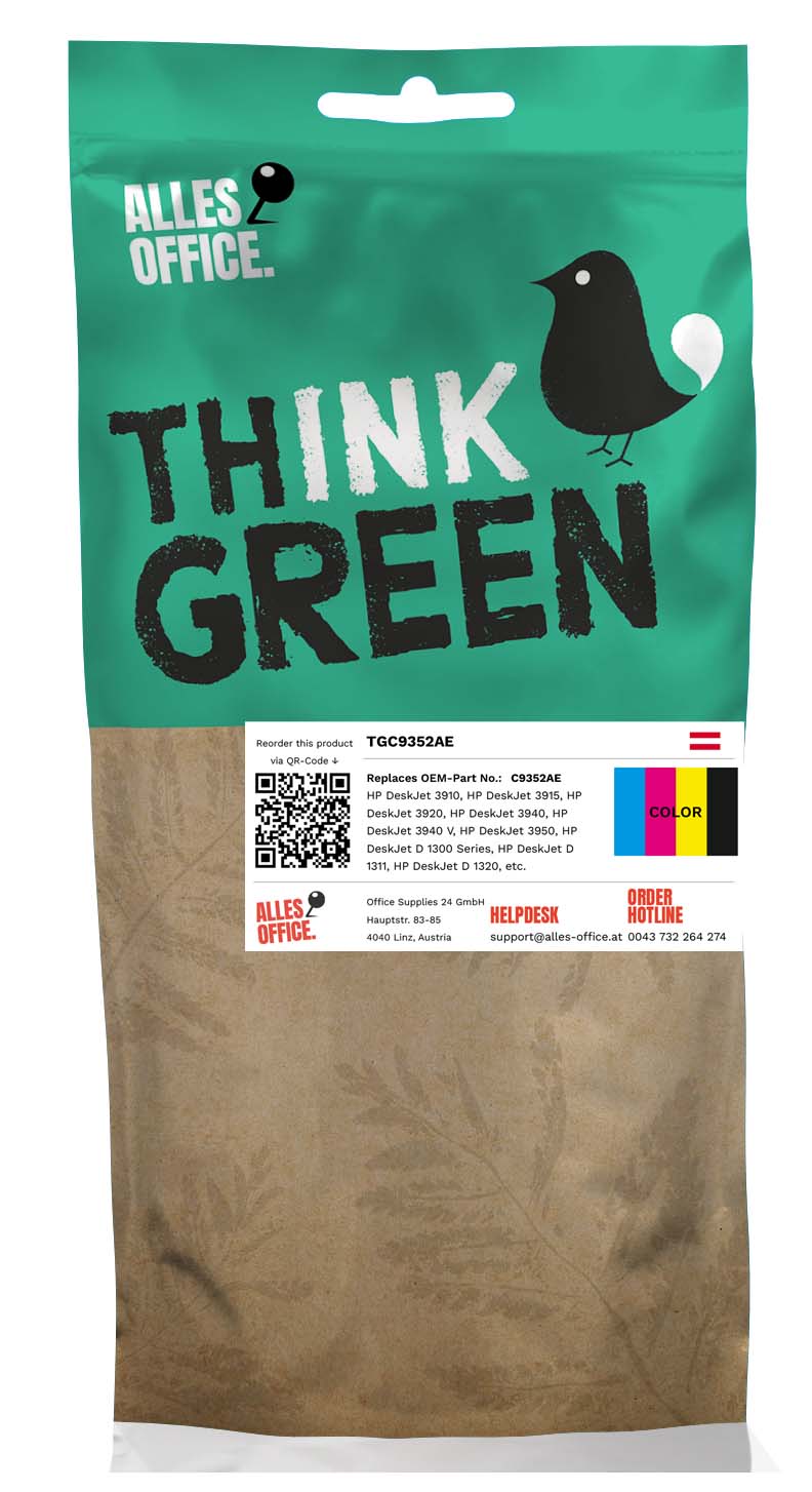 ThinkGreen HP C9352AE / 22 Tinte color