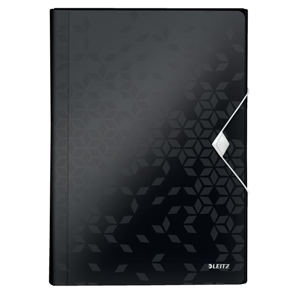 Leitz WOW Aktentasche mit Fächern, PP, schwarz