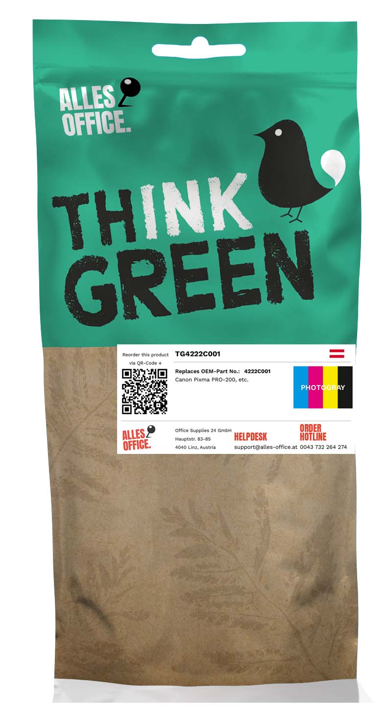 ThinkGreen Canon 4222C001 / CLI-65LGY Tinte