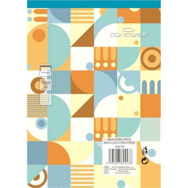 CONCORDE A4-Block, 50 Blatt
