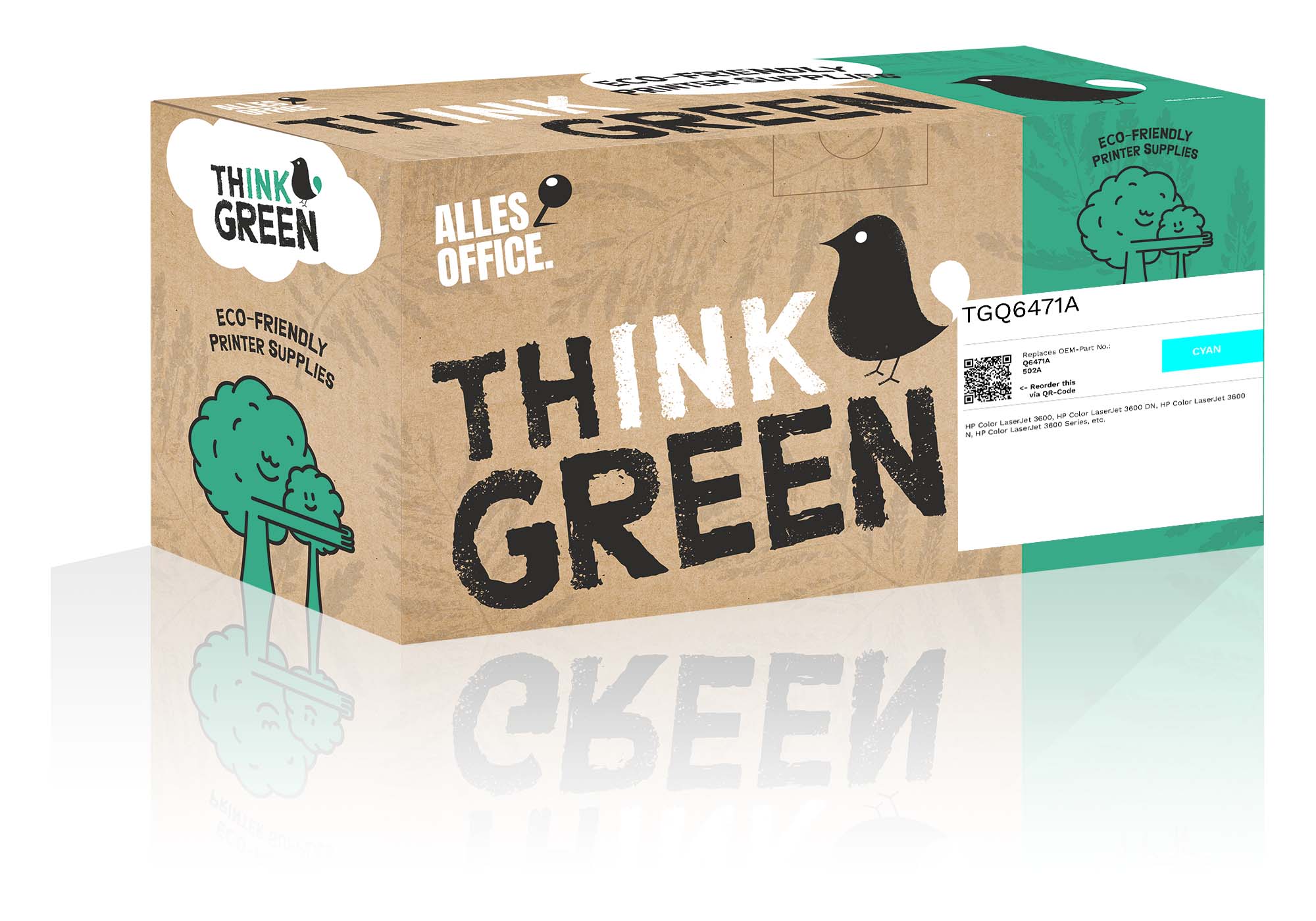 ThinkGreen HP Q6471A / 502A Toner cyan