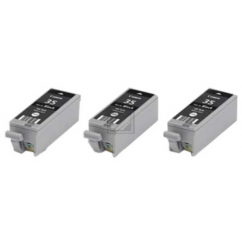 Canon Tintenpatrone 3 x schwarz (1509B028)