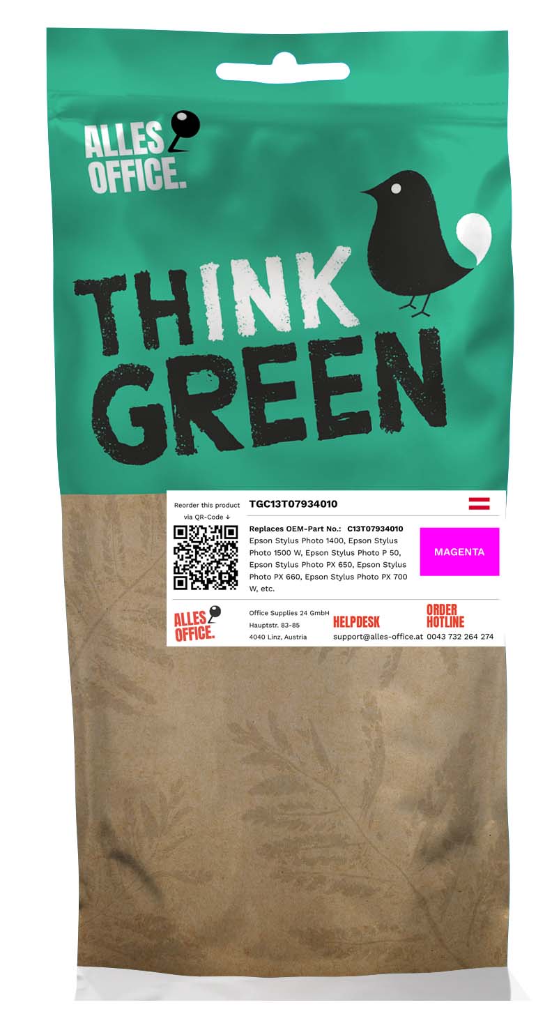 ThinkGreen Epson C13T07934010 / T0793 Tinte magenta