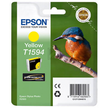 Epson Tintenpatrone gelb (C13T15944010, T1594)