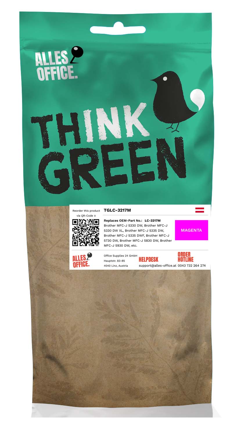 ThinkGreen Brother LC-3217M Tinte magenta