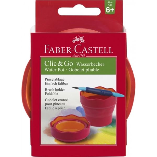 Faber-Castell Wasserbecher, rot