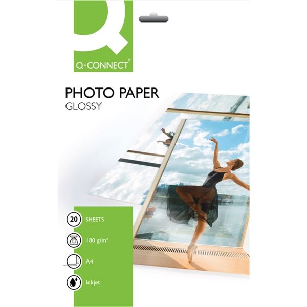 Connect PREMIUM Fotopapier glänzend A4, 180 g, 20 Stück