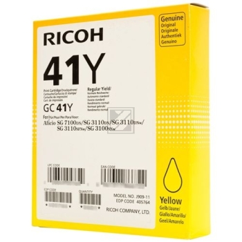 Ricoh Gel-Kartusche gelb HC (405764, GC-41YH)