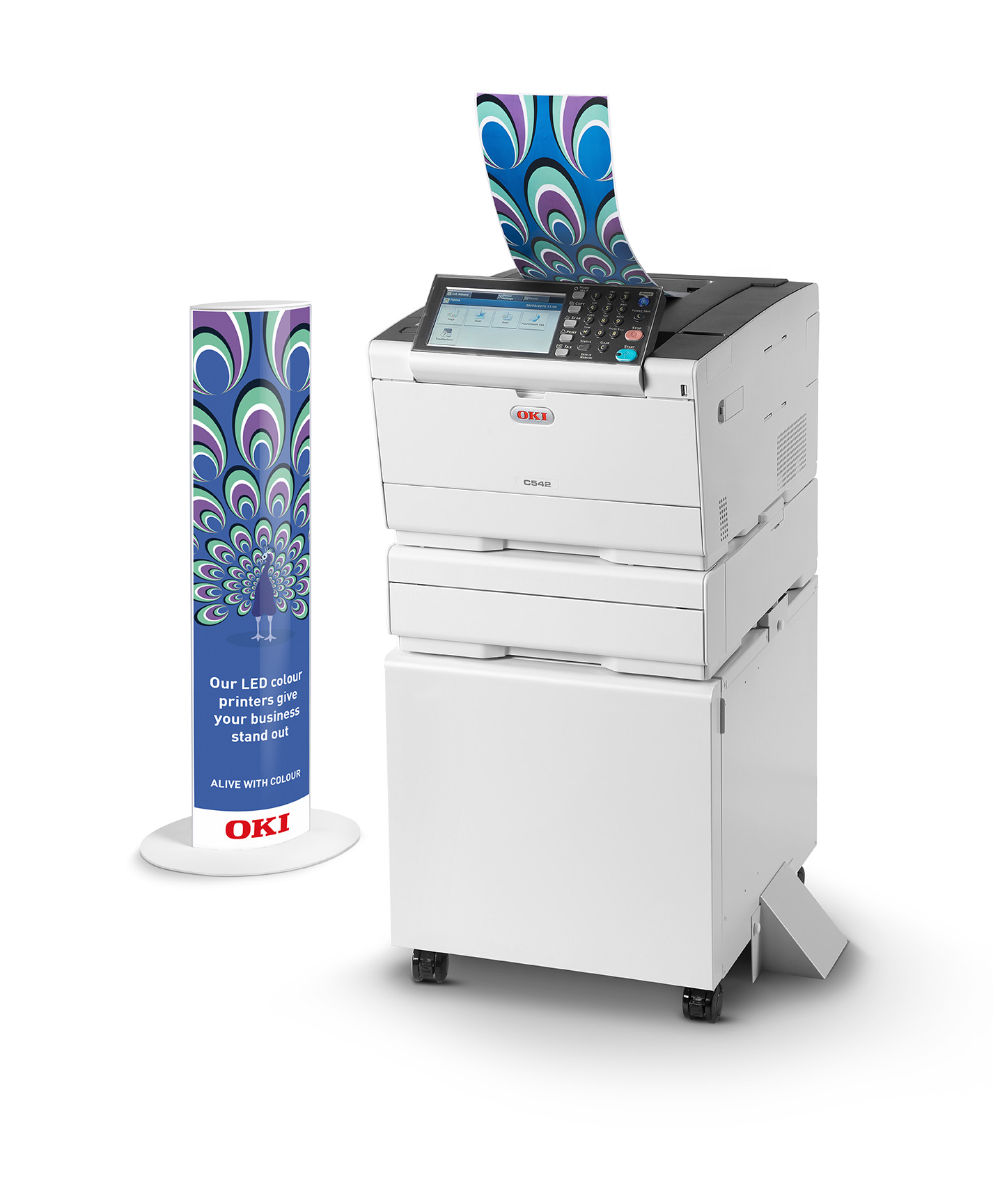 OKI C542dn Farbe 1200 x 1200 DPI A4