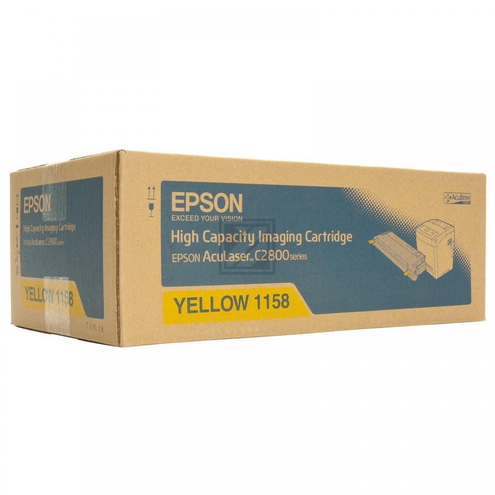 Epson Toner-Kit gelb HC (C13S051158, 1158)