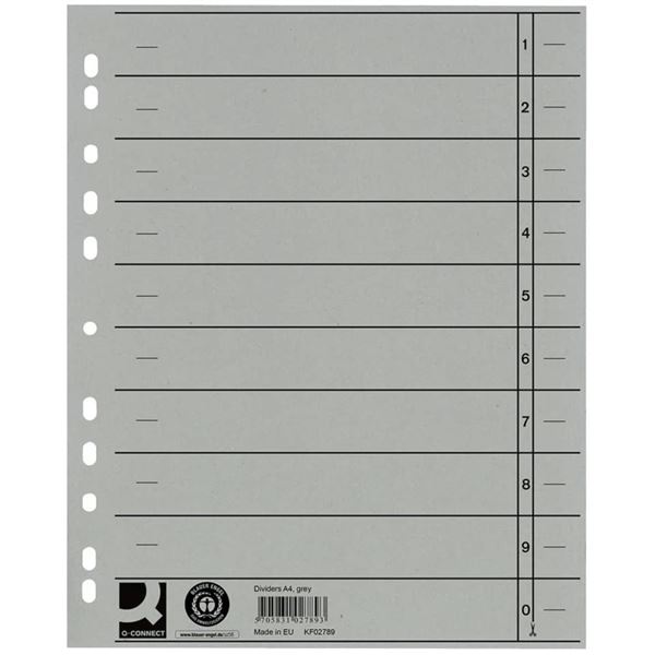 Unverwechselbare Blätter A4 Connect 100 Stück, grau