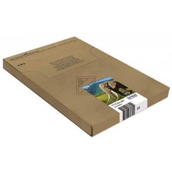 Epson Tintenpatrone (EasyMail) gelb, cyan light, magenta light, magenta, schwarz, cyan (C13T24284510, T2428)