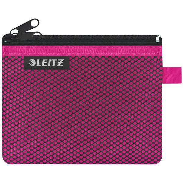 Doppelte Stofftasche, Leitz WOW - klein, rosa