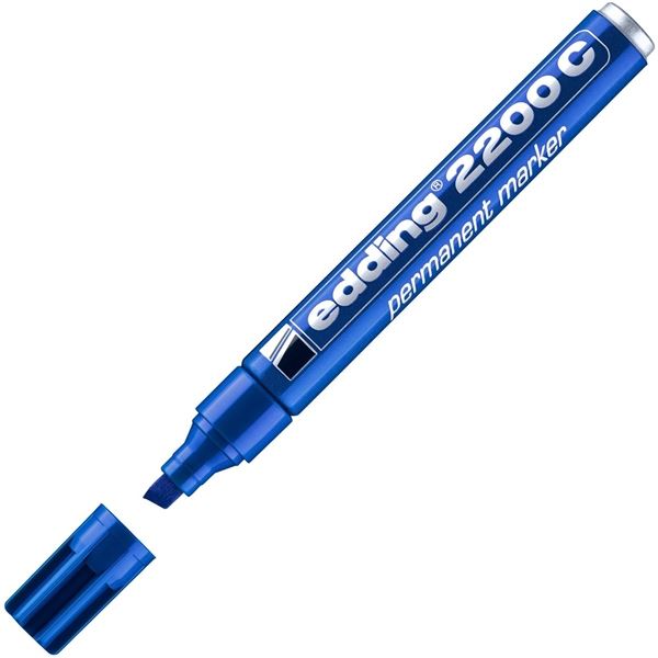 Permanentmarker Edding 2200, blau