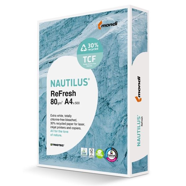 Nautilus Refresh Papier, A4, 80 g/m2
