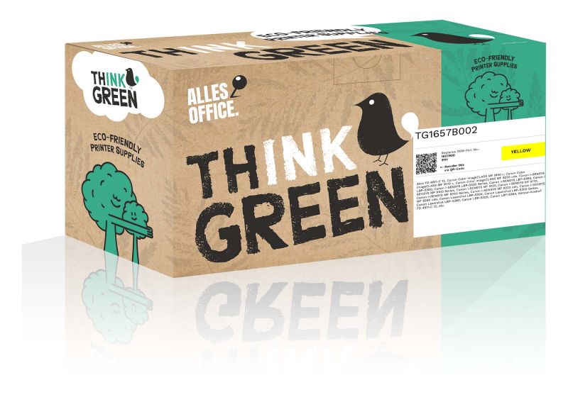 ThinkGreen Canon 1657B002 / 711Y Toner gelb