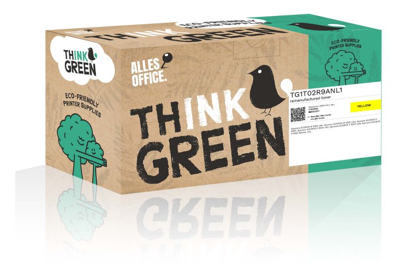 ThinkGreen Kyocera 1T02R9ANL1 / TK-5220Y Toner gelb