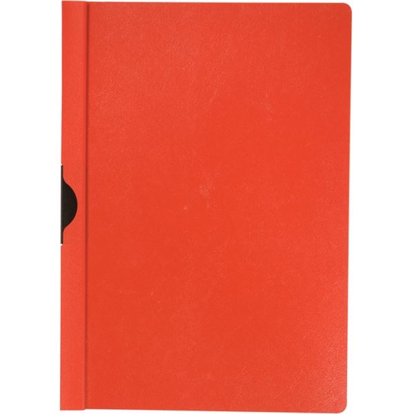 Mappen mit Clip Q-Connect ch.30,A4,rot.