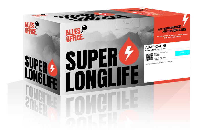 Superlonglife Develop A0X54D5 / TNP-51C Toner cyan