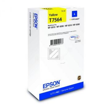 Original Epson C13T75644N / T7564 Tinte gelb