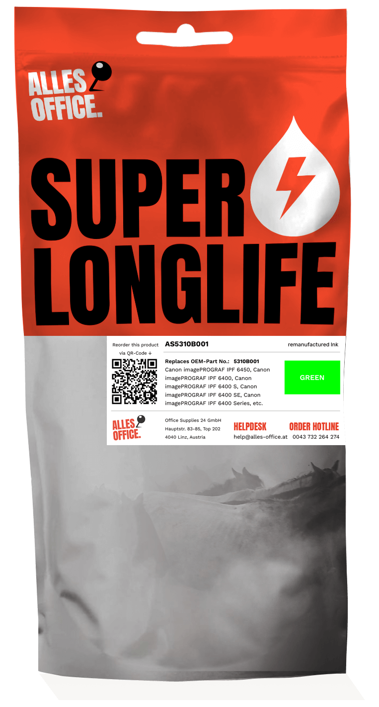 Superlonglife Canon 5310B001 / PFI-206G Tinte grün