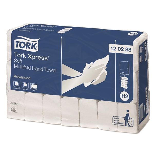 Papierhandtücher Tork Advanced, 2-lagig, 2856 Stück