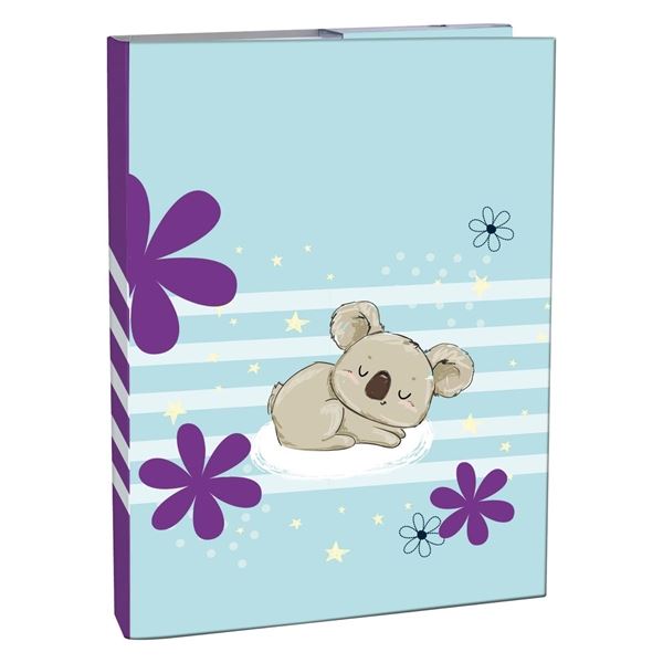 A5 Notizbuchbox mit Gummiband, Lazy Koala