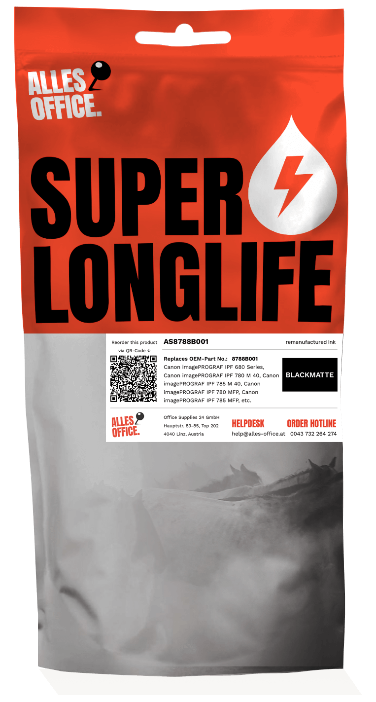 Superlonglife Canon 8788B001 / PFI-207MBK Tinte