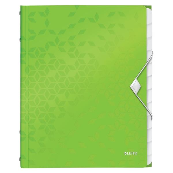 Sortierbuch WOW, A4, 12 Fächer, grün