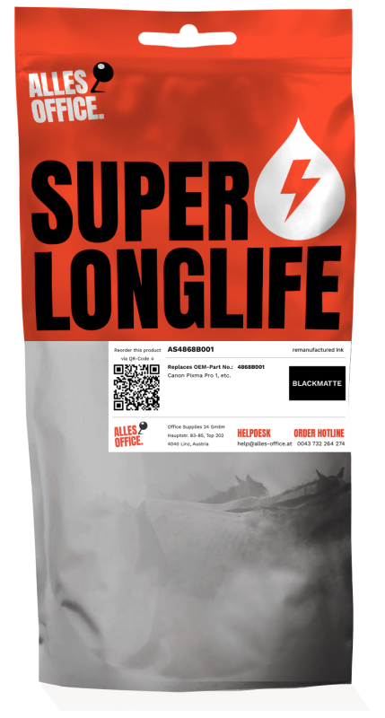 Superlonglife Canon 4868B001 / PGI-29MBK Tinte