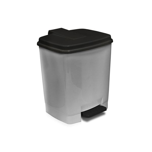 Kunststoff-Mülltonne 15 L, grau