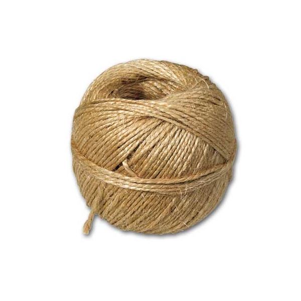 Juteschnur, 100g, 500x2 tex, Rollenanlänge 100 m