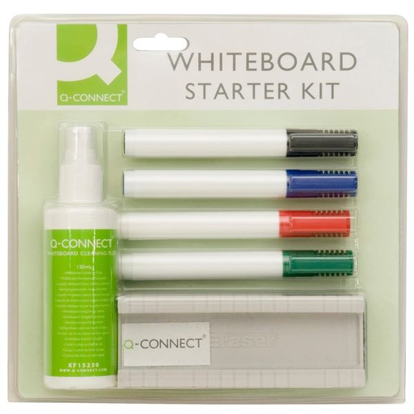 Q-Connect Whiteboard-Set - 6 Produkte