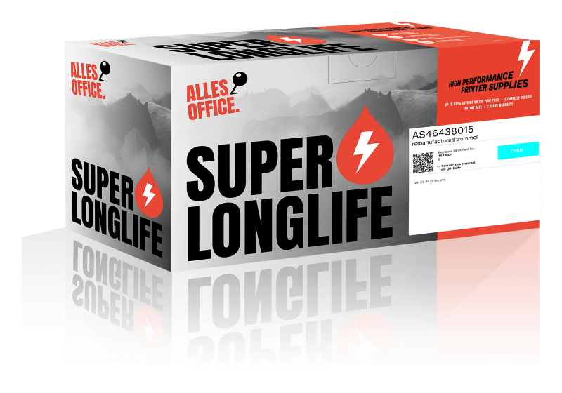 Superlonglife Oki 46438015 Trommel cyan